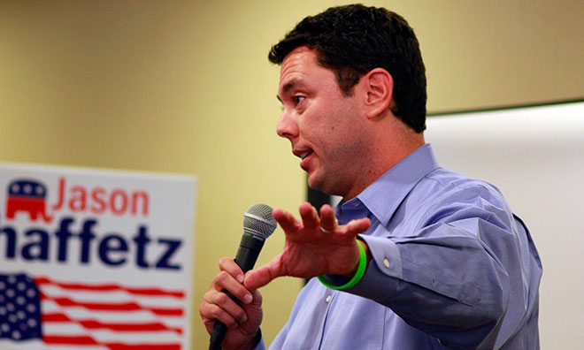 Rep. Jason Chaffetz says he's not focused on the NFL's scandals, just its nonprofit status. (photo by Michael Jolley/Flickr)