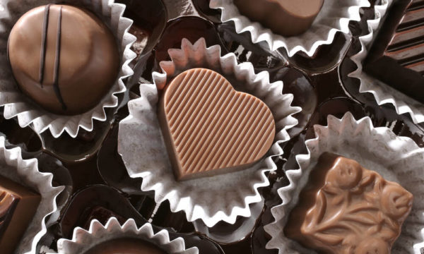 a box of chocolates for Valentine's Day at work