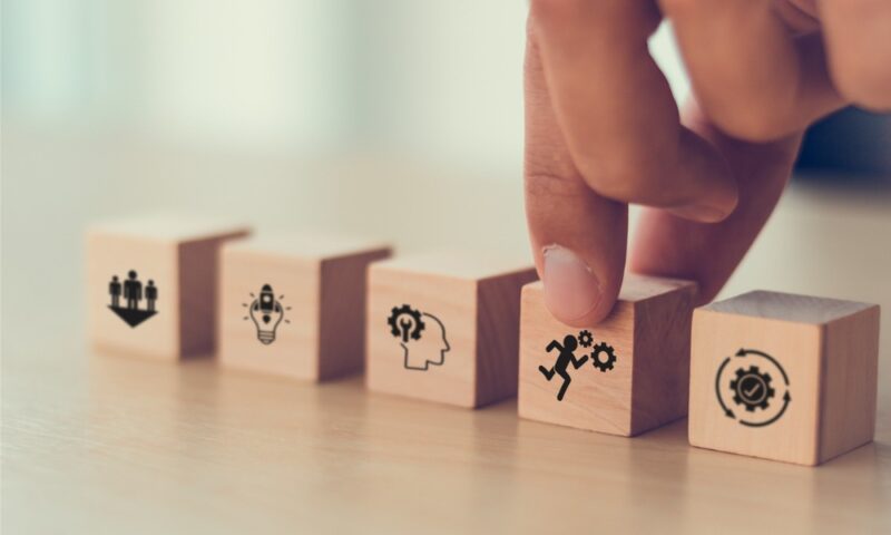 how to build association resilience shown on wooden blocks