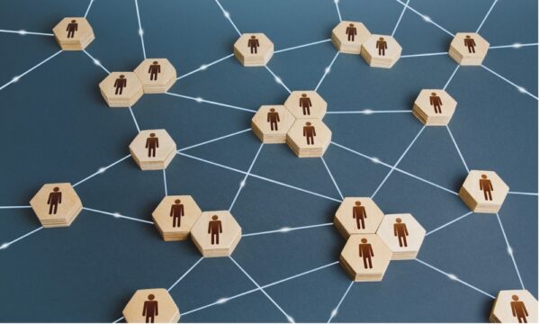 a network of interconnected people