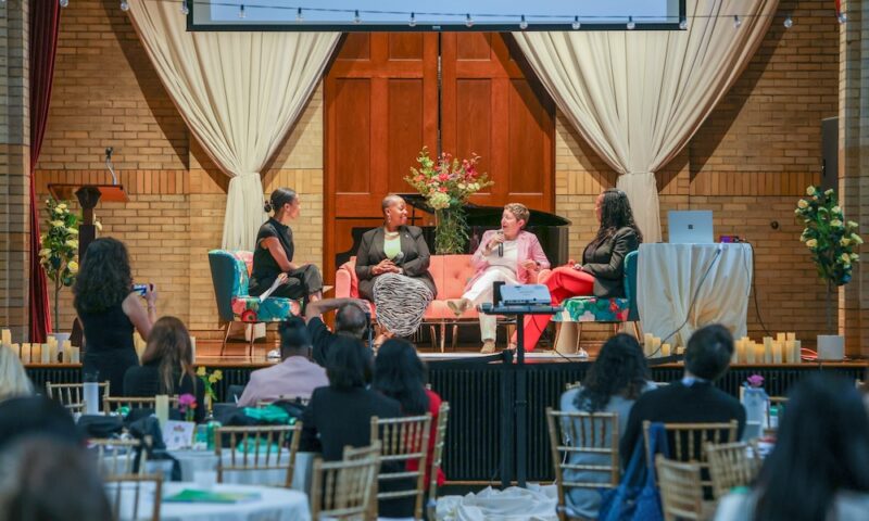 Women's Leadership event panel.