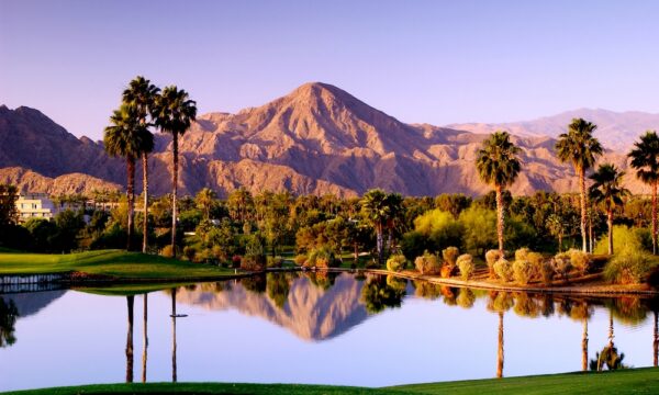 A mountain view in Palm Springs.